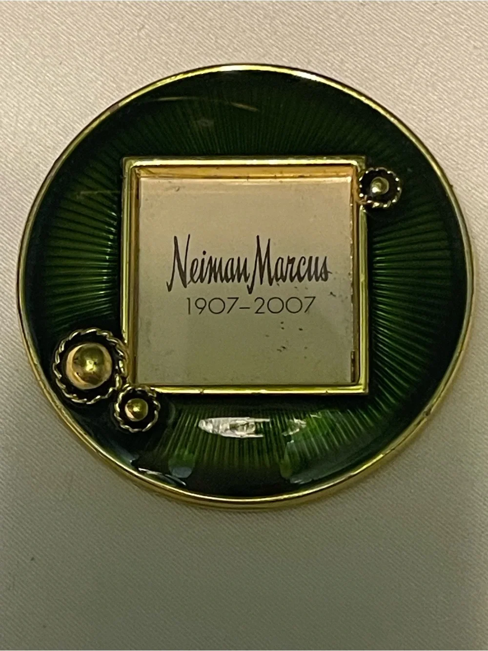 Jay Strongwater for Neiman Marcus Mini Frame, Pin, Brooch